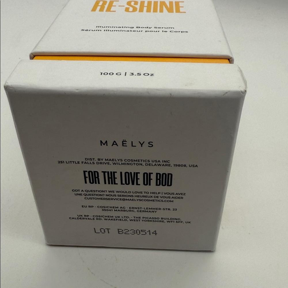 New MAËLYS RE-SHINE Illuminating Body Serum - Hyaluronic Acid Body Serum 3.5 oz - Picture 8 of 9